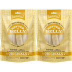 Better Belly Highly Digestible Rawhide Small Roll Dog Chews Chicken Liver Flavor 6 Count 2 Pack