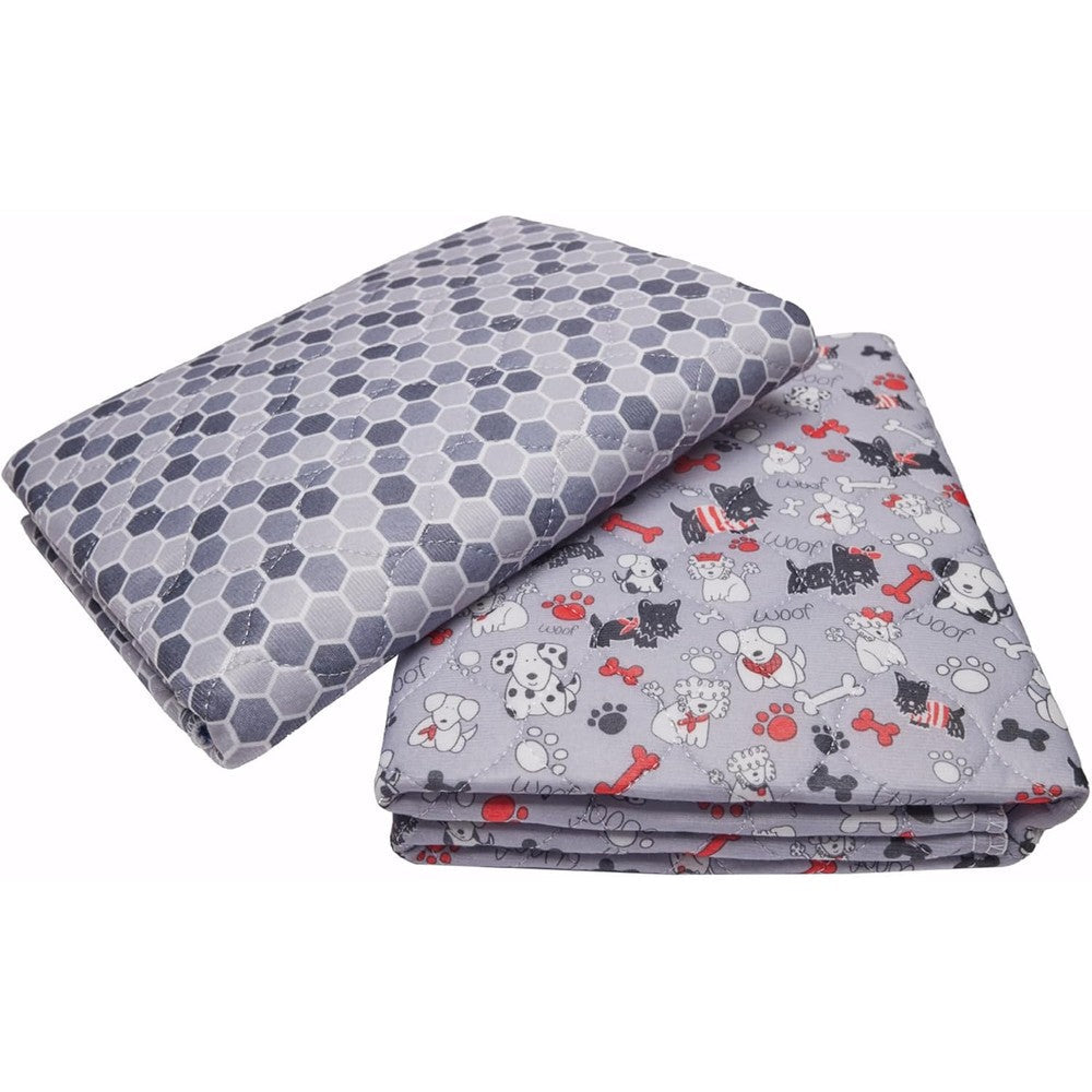 Caldwell's Pet Supply Co. Extra Large 30x36 Inch Washable Dog Pee Pads Waterproof Reusable Training Mats For Medium Dogs Set Of 2