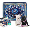 Qeils Reusable Puppy Pads Washable Super Absorbent Dog Training Mats Non-Slip Leakproof Wee Wee Pads For Crate And Floor 18 Inch By 24 Inch 2 Pack