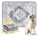 Lahome Reusable Washable Puppy Pads 2 Pack Super Absorbent Waterproof Dog Training Mats For Potty Crate And Floor Leakproof Pee Pads Gray 36 Inch B...