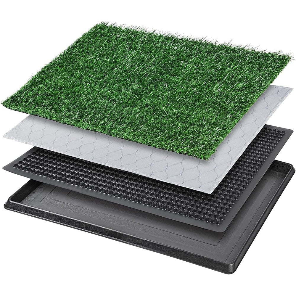 Pick For Life Dog Grass Pet Loo Indoor Outdoor Portable Potty System With Washable Pee Pad For Puppy Training And Senior Dogs 20 Inches By 16 Inches