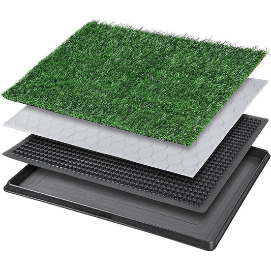 Pick For Life Dog Grass Pet Loo Indoor Outdoor Portable Potty System With Washable Pee Pad For Puppy Training And Senior Dogs 20 Inches By 16 Inches