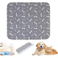 Eqexutir Washable Puppy Pads With Pheromones Leak-Proof Reusable Pet Training Mats For Dogs And Cats Grey