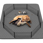 CoolShields Washable Reusable Dog Pee Pads 34 Inch By 52 Inch Absorbent And Waterproof Puppy Training Pad For Crate Playpen And Carpet