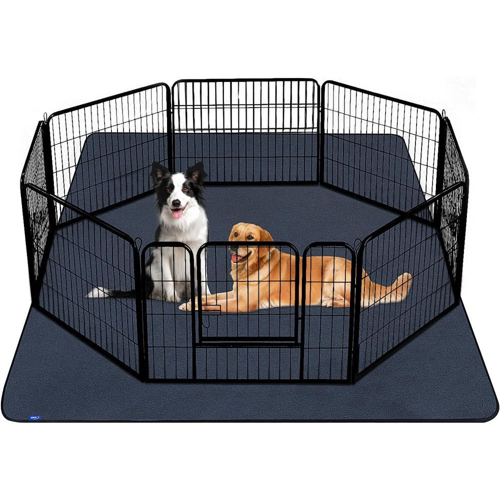 Sunsleek Washable Dog Pee Pads Extra Large 72 Inch By 72 Inch Super Absorbent Reusable Puppy Training Mat For Playpen Crate And Floor