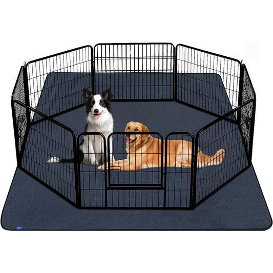 Sunsleek Washable Dog Pee Pads Extra Large 72 Inch By 72 Inch Super Absorbent Reusable Puppy Training Mat For Playpen Crate And Floor
