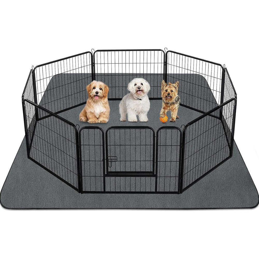 Invenho Washable Extra Large Dog Pee Pads 72 Inch By 72 Inch Reusable Waterproof Absorbent Mat For Puppy Training And Whelping