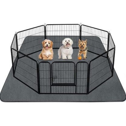 Invenho Washable Extra Large Dog Pee Pads 72 Inch By 72 Inch Reusable Waterproof Absorbent Mat For Puppy Training And Whelping