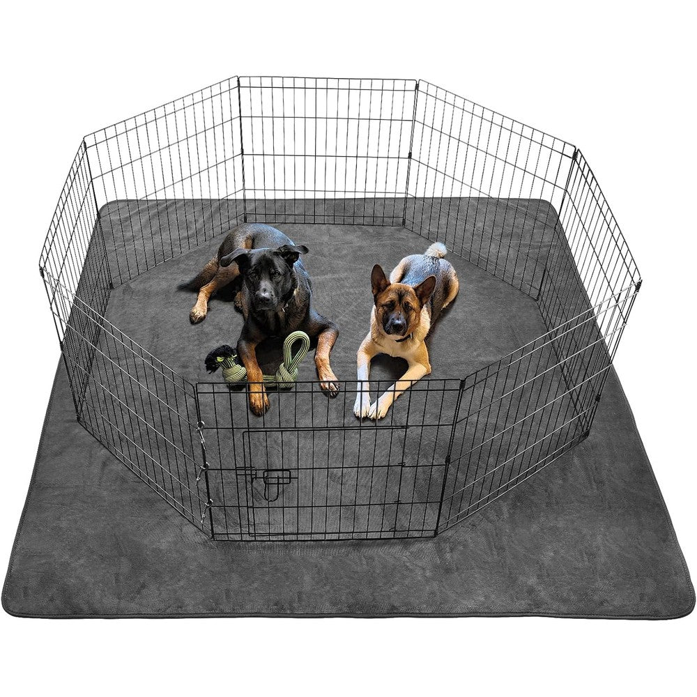 Pick For Life 4-Layer Extra Large Washable Dog Pee Pad 72 x 72 Inches Reusable Puppy Potty Training Mat With Non-Slip Waterproof Backing