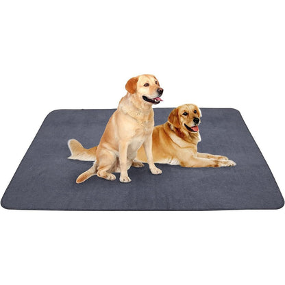 Peepeego Non-Slip Washable Dog Pad 72 Inch By 72 Inch Extra Large Waterproof Training Mat For Puppies And Senior Dogs