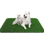 Pick For Life Artificial Grass Pad For Dogs Potty Training 39.3 Inches By 31.5 Inches Fast Drain Non Toxic Synthetic Turf For Indoor And Outdoor Use