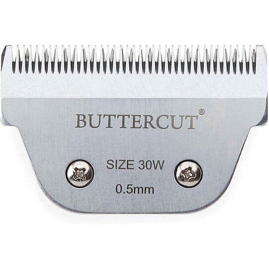 Geib Buttercut Number 30 Wide Zero Millimeter Cut Length Stainless Steel Dog Grooming Clipper Blade Fits A5 Clippers