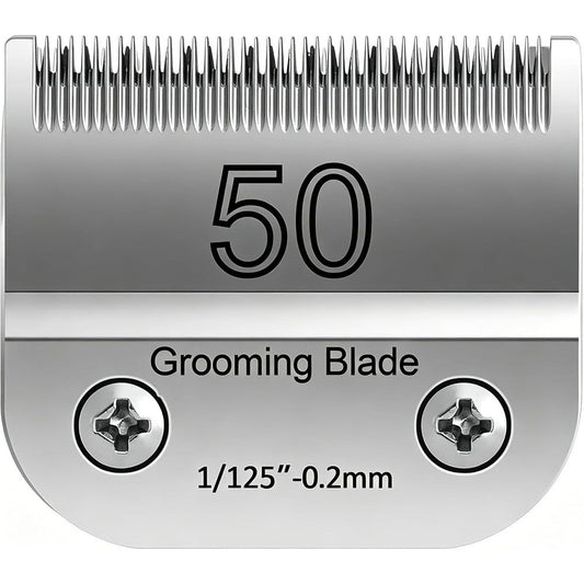 OwnLifeYF Size 50 Pet Grooming Clipper Replacement Blade Zero Point Two Millimeter Detachable Stainless Steel S50 Trimmer Blade