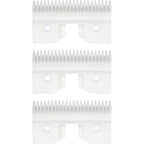 OwnLifeYF Three Piece Ceramic Coarse Pet Replacement Blade Cutter For Detachable Professional Dog Grooming Clippers Twenty Two Teeth White