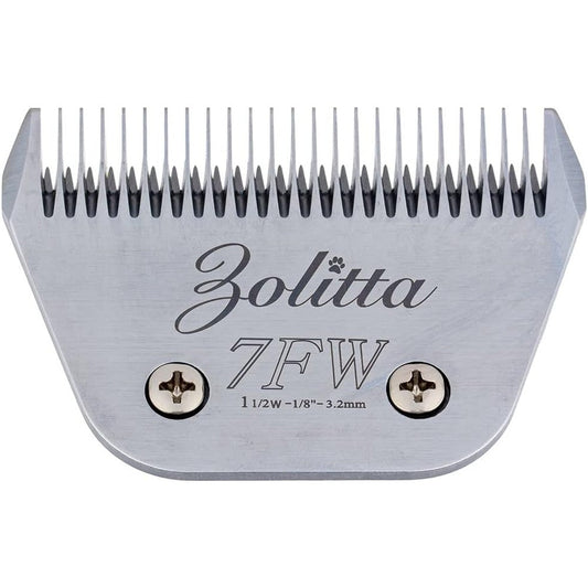 Zolitta 7FW Elite Premium Professional Wide Clipper Blade A5 Type High Carbon Steel Attachment For Fast Dog And Cat Grooming 3.2 Millimeters Cut Le...
