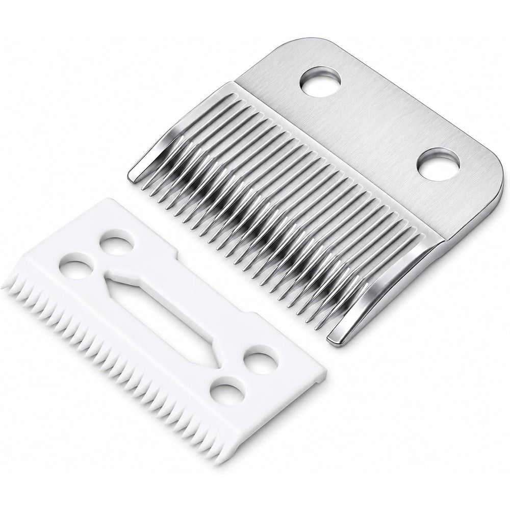 Poweka Replacement Clipper Blade Compatible With Wahl Pet Clippers Standard Adjustable Stainless Steel Two Hole Blade Set