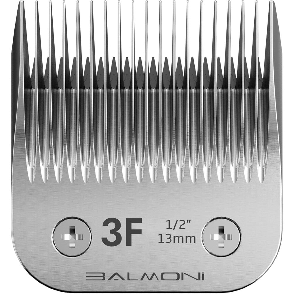 Balmoni Professional A5 Detachable Clipper Blade Number 3F Thirteen Millimeter One Half Inch For Wahl Andis Oster Heiniger Clippers