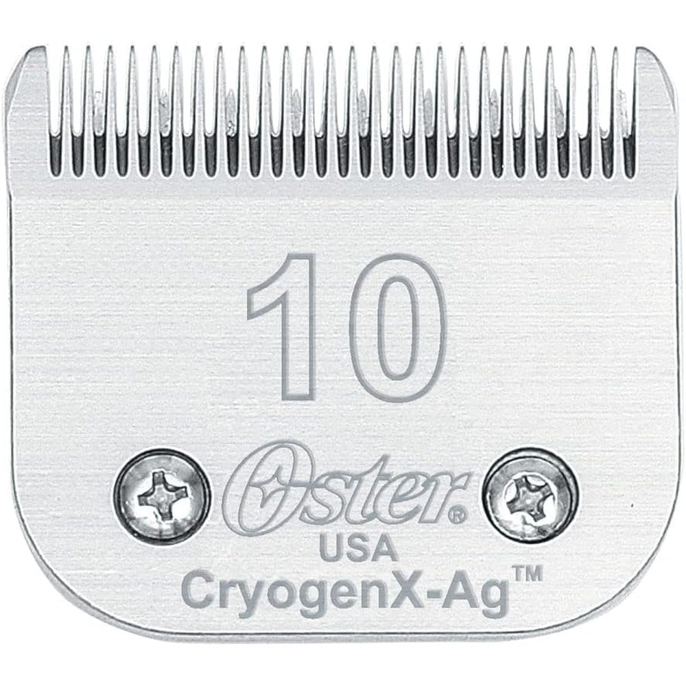 Oster Professional Size 10 Cryogen X Detachable Pet Clipper Blade For Dog Grooming High Carbon Steel Replacement Hardened Steel Accessory