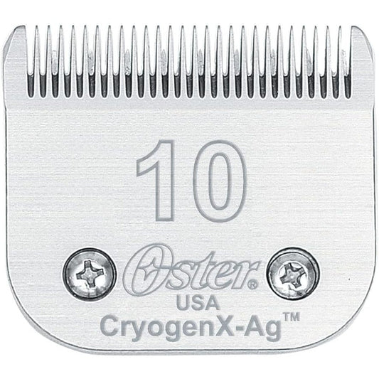 Oster Professional Size 10 Cryogen X Detachable Pet Clipper Blade For Dog Grooming High Carbon Steel Replacement Hardened Steel Accessory