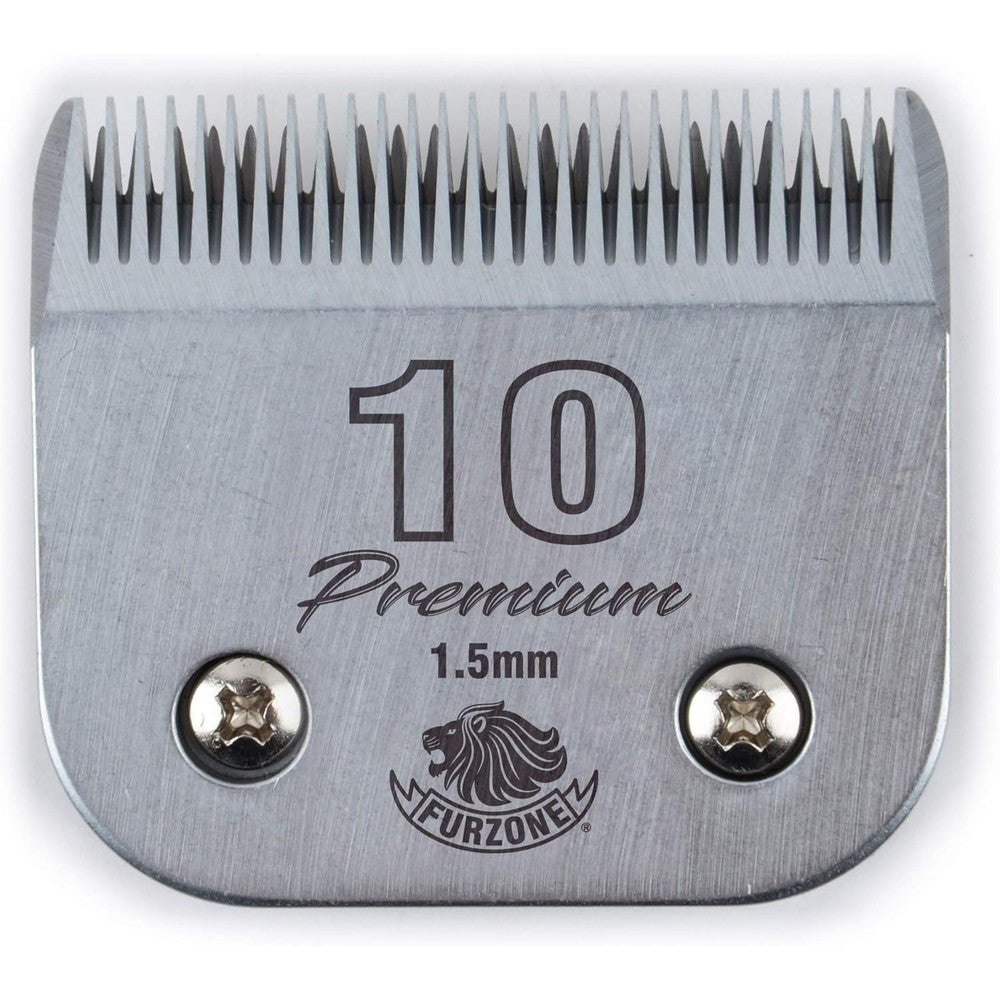 Furzone Detachable Clipper Blade Size Number 10 One Sixteenth Inch High Carbon Japanese Steel Universal Fit For Professional Pet Grooming