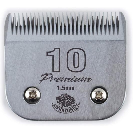 Furzone Detachable Clipper Blade Size Number 10 One Sixteenth Inch High Carbon Japanese Steel Universal Fit For Professional Pet Grooming