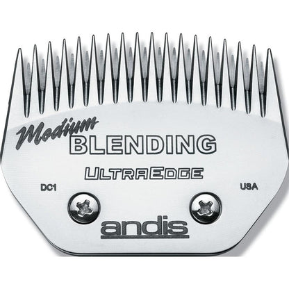 Andis UltraEdge Detachable Blending Blade Carbon Steel Dog Clipper Blade 1/16 Inch Cut Length Model 64330 Medium Size