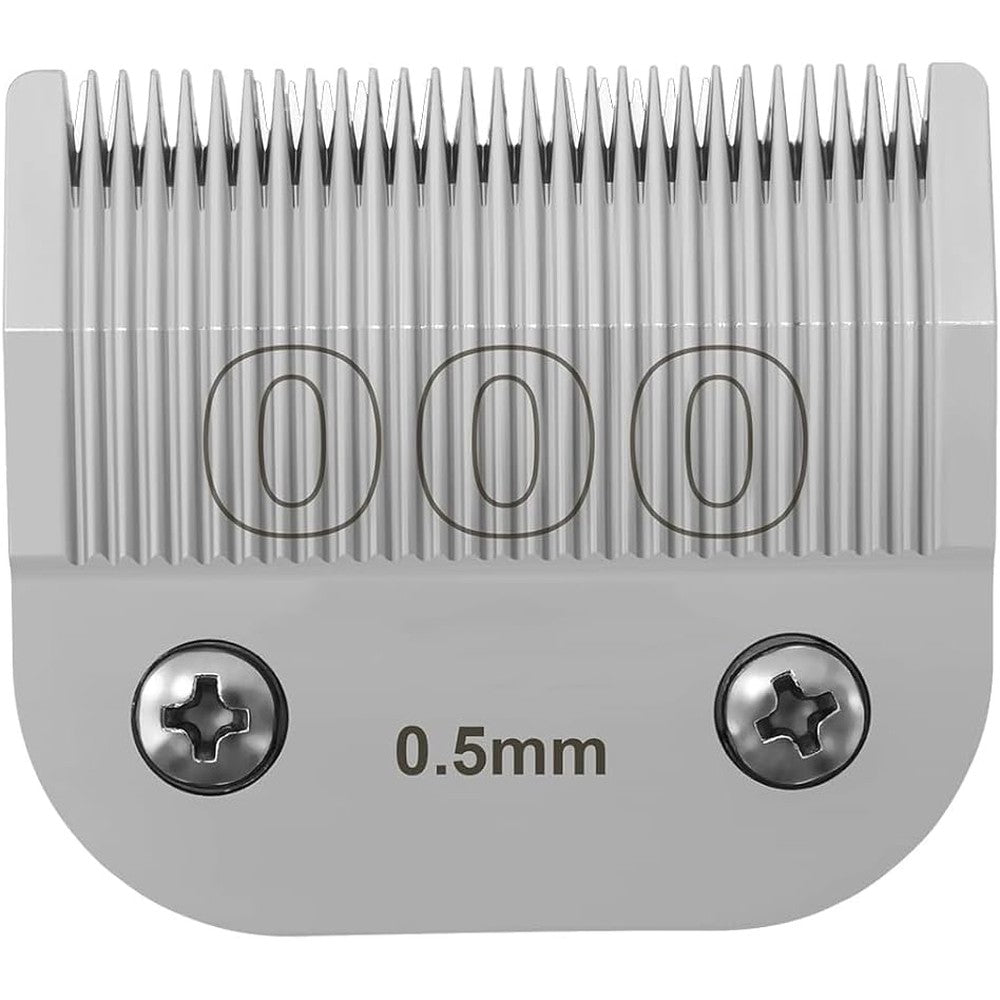 Ruzros Professional Detachable Replacement Ceramic Clipper Blades Set Compatible With Oster And Andis Series Clippers Seven Pieces