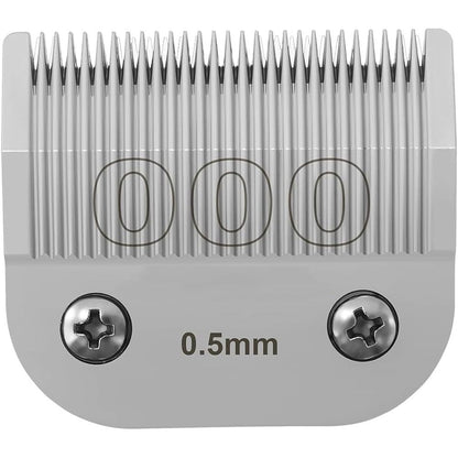 Ruzros Professional Detachable Replacement Ceramic Clipper Blades Set Compatible With Oster And Andis Series Clippers Seven Pieces