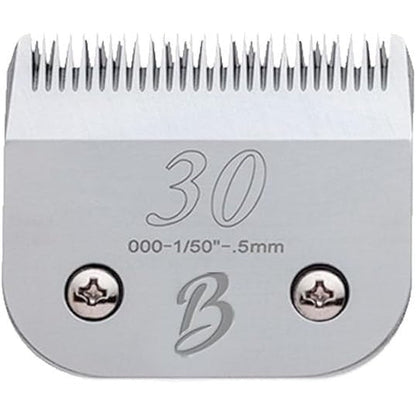 Bucchelli Detachable A Series Number 30 Dog Grooming Blade Made With Japanese High Carbon Steel Zero Point Five Millimeter Cut Length Pack Of One