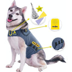 CozyVest Dog Anxiety Vest 3 In 1 Music And Aromatherapy Shirt Stress Relief Canine Coat Gray Extra Large For Dogs 65 To 110 Pounds
