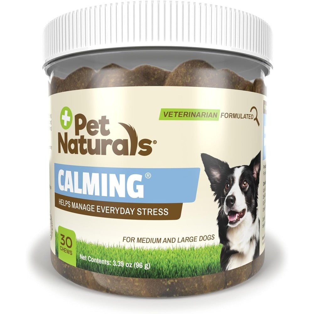 Pet Naturals Calming Chews For Medium And Large Dogs Anxiety Relief Chicken Flavor 30 Count