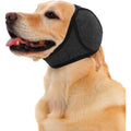 Meifsou Waterproof Dog Head Wrap Quiet Ears For Anxiety Calming Hood No Shake Ear Cover Snood Dark Grey Large