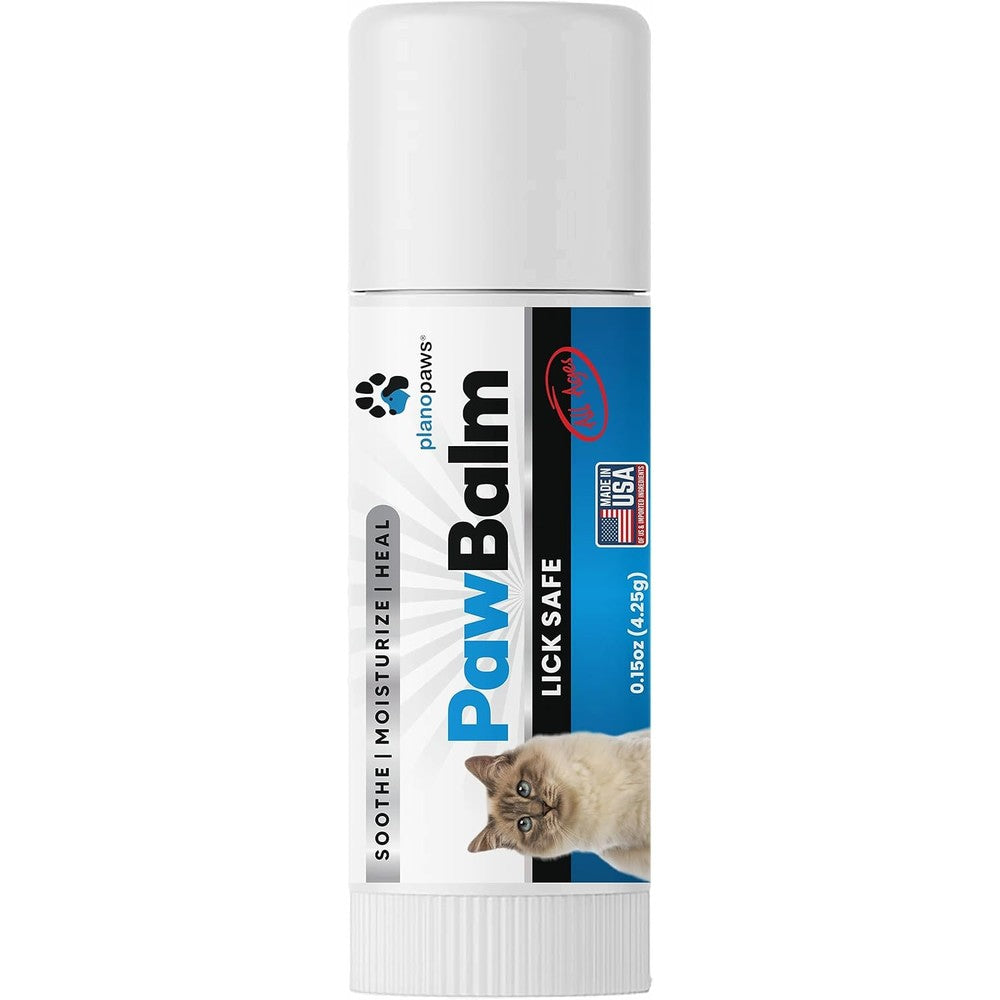 Planopaws Lick Safe Cat Paw Balm For Cracked Paw Pads, Natural Moisturizer Stick, 0.15 Ounce