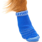 Ruffwear Bark'n Boot Socks Comfortable Dog Boot Liners Blue Pool 2.00 Inch 2.25 Inch Set Of Four