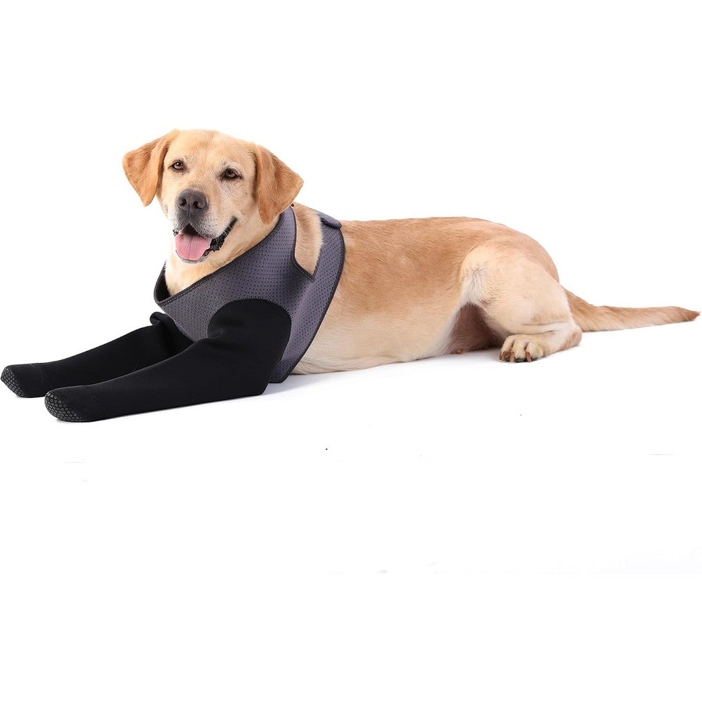Grettytling Dog Socks To Prevent Licking Paws Breathable Recovery Leg Sleeve Firm And Secure Wound Protection For Dogs XLarge
