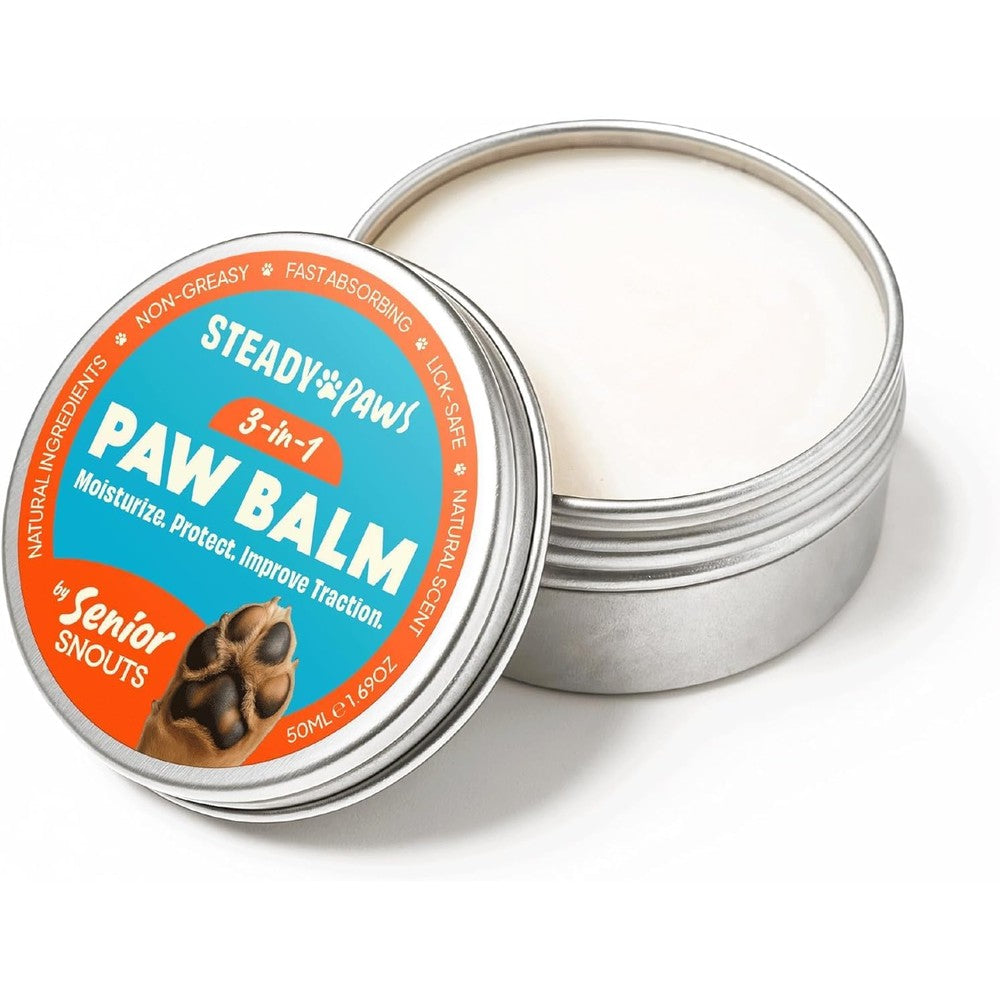 Vets Preferred Steady Paws 3-in-1 Paw Balm For Dogs Moisturizer And Soother 1.69 Ounce