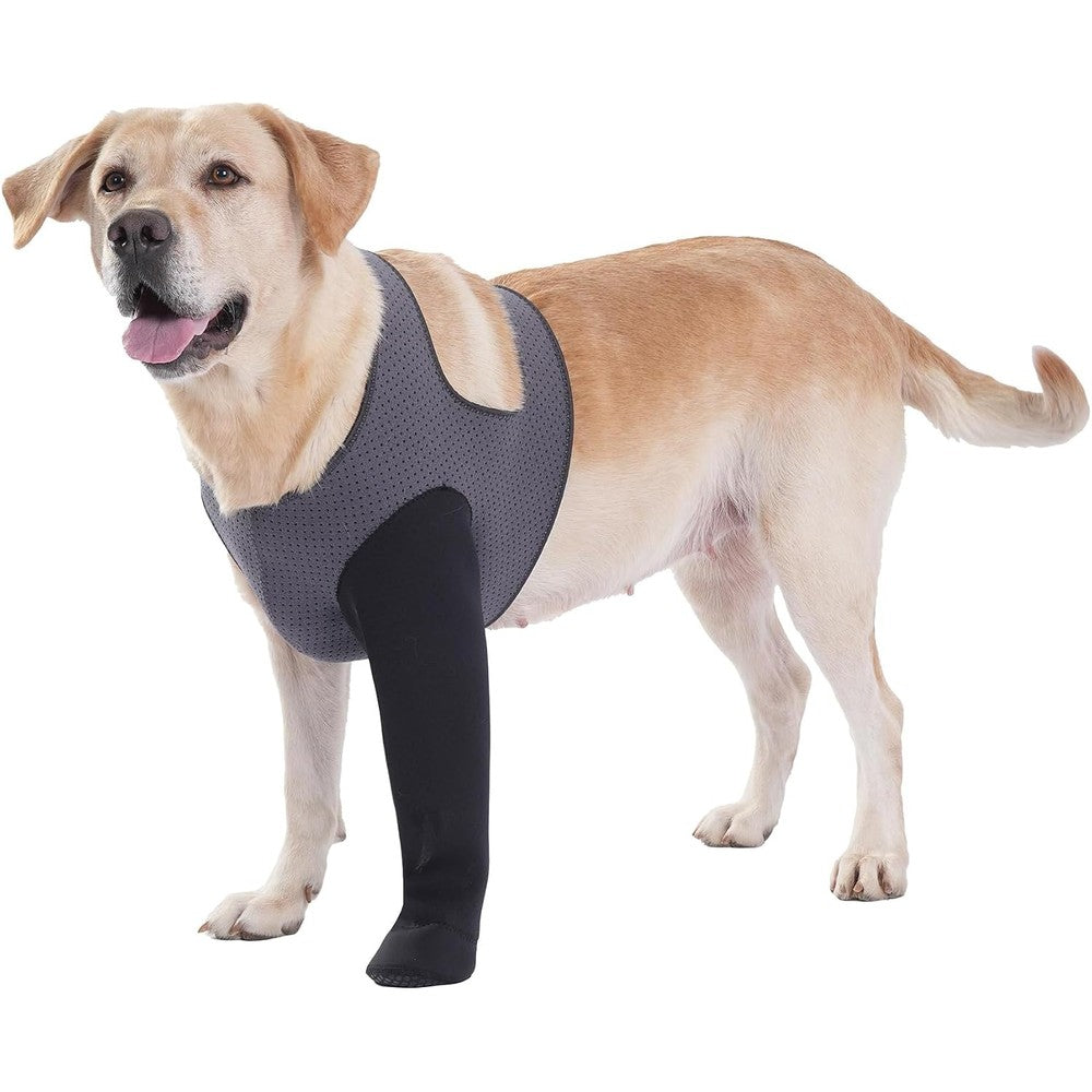 Grettytling Dog Socks To Prevent Licking Paws Breathable Dog Leg Sleeve Large Left Size For Wound Protection And Recovery