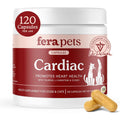 Fera Pets Cardiac Support For Dogs And Cats Heart Health Supplement With Taurine L-Carnitine And CoQ10 120 Capsules