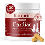 Fera Pets Cardiac Support For Dogs And Cats Heart Health Supplement With Taurine L-Carnitine And CoQ10 120 Capsules