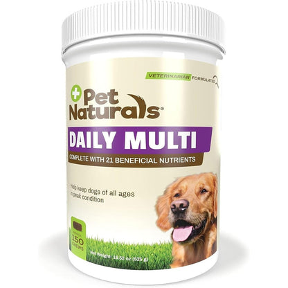 Pet Naturals Daily Multivitamin For Dogs, 21 Essential Nutrients, Fatty Acids And Antioxidants For Complete Health, 150 Soft Chews