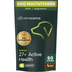 VetriScience Senior 27 Plus Active Health Chews Canine Plus Daily Multivitamin For Senior Dogs Balanced Vitamins Minerals And Antioxidants 60 Servings