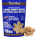 Trmc Real Meat Dog Treats 12 Ounce Bag Of Bite Sized Air Dried Lamb Jerky For Dogs Grain Free Grass Fed High Protein Natural Pet Snack