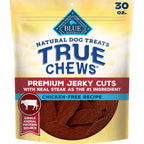 Blue Buffalo True Chews Premium Beef Jerky Cuts Natural Dog Treats Chicken Free Recipe 30 Ounces