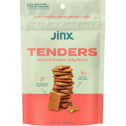 Jinx Tenders Salmon And Pumpkin Jerky Dog Treats All Natural Soft And Chewy Snack 5 Ounce