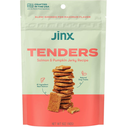 Jinx Tenders Salmon And Pumpkin Jerky Dog Treats All Natural Soft And Chewy Snack 5 Ounce