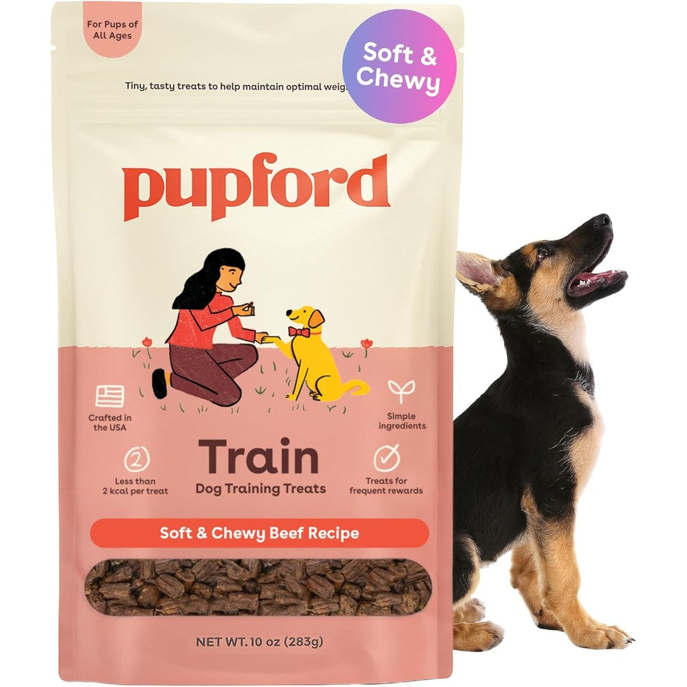 Pupford Soft And Chewy Training Treats For Dogs And Puppies Beef 10 Ounce Bag Authentic USA Imported