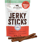 Rocco & Roxie Beef Jerky Dog Treats 1 Pound Soft Training Snacks Made In USA For All Breeds And Ages