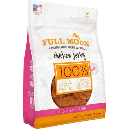 Full Moon Chicken Jerky Healthy All Natural Dog Treats Human Grade For Hip And Joint 12 Ounce