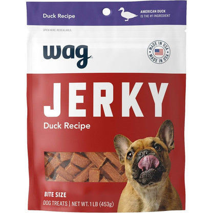 Wag Soft And Tender American Jerky Dog Treats Duck Bites 16 Ounce Pack Of 1