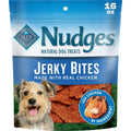Blue Buffalo Nudges Chicken Jerky Bites Natural Dog Treats, Tender And Meaty Dog Snacks, Real USA Chicken, 16 Ounces